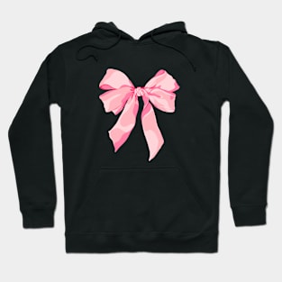 Coquette Pink Bow Hoodie